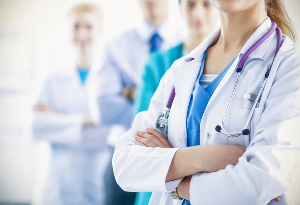 Family medicine physician during a consultation
