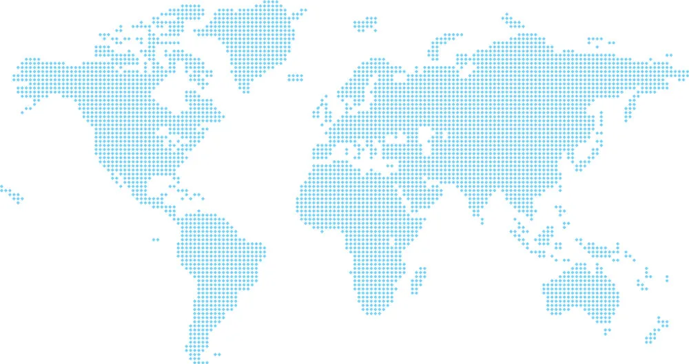 World map representing virtual care availability